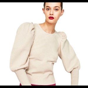 Zara Puff Sleeve Sweater